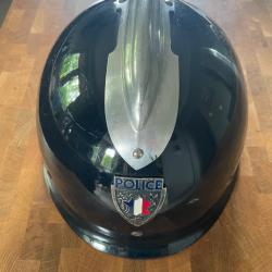 Casque de police 1975 avec visière