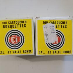 Bosquette 22lr ou 6mm flobert