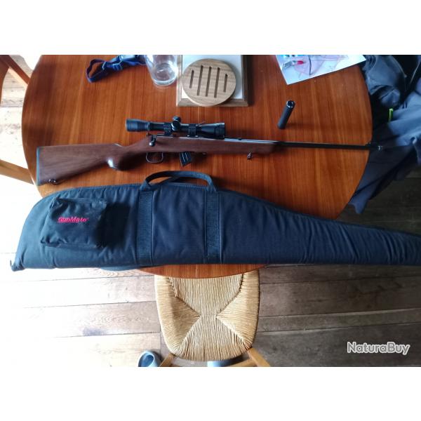 Norinco JW 15 avec Lunette, silencieux et housse