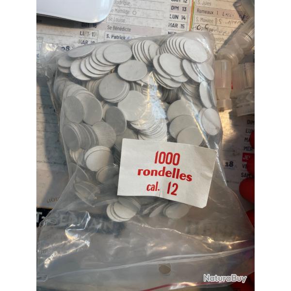 Rondelles pour douilles cal 12