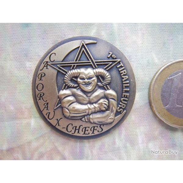 mdaille militaire caporaux chefs du 1er rgiment tirailleurs  (1er RTir) Infanterie blinde