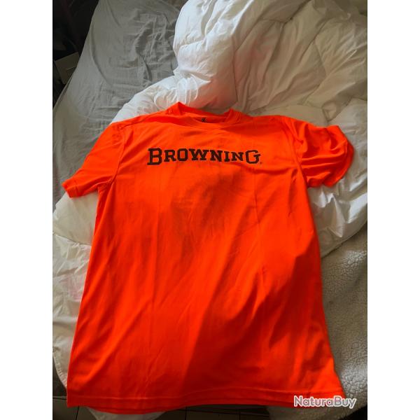 Tee-shirt orange fluo 3XL Browning