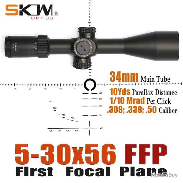 SS 5-30x56FFP-MIL -**SCOPE AND RINGS Paiement en 3 ou 4 fois - LIVRAISON GRATUITE !
