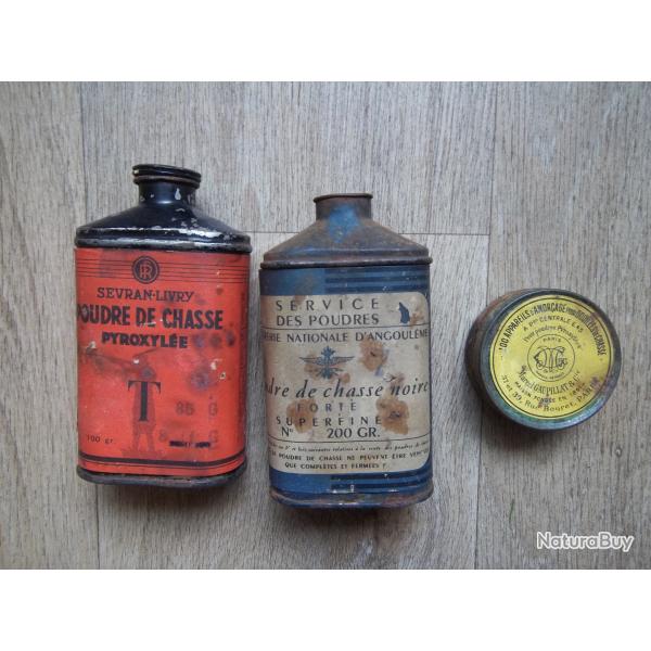 lot boites vides !!!!! vintage chasse collection