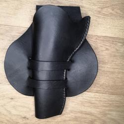 holster  "hell on wheels" gaucher noir