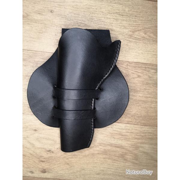 holster  "hell on wheels" gaucher noir