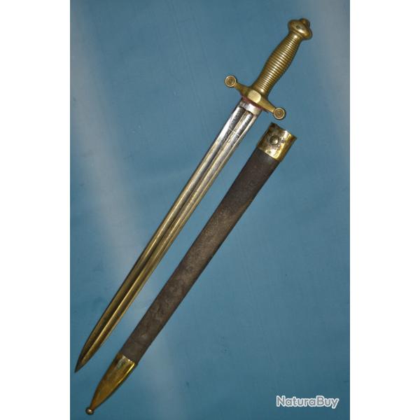glaive d'officier des sapeurs pompiers lame grave manufacture de Chtellerault