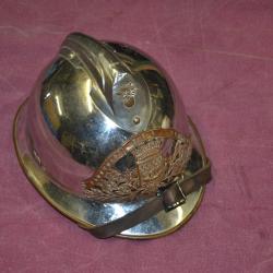 casque d'officier des sapeurs pompiers de Paris Franck à Aubervillier matriculé