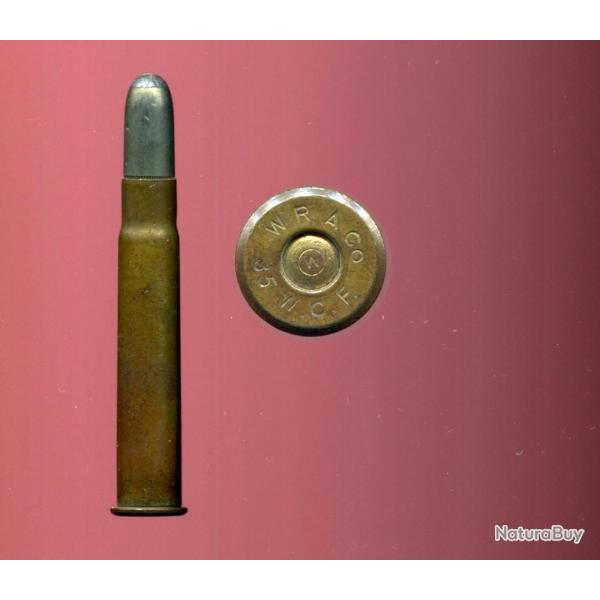 .35 WCF Winchester - ancien marquage : W.R.A.Co. 35 W.C.F. - balle cuivre tam pointe plomb