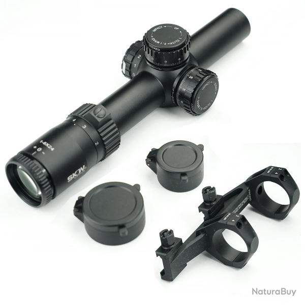 Lunette de vise Compact 1-8x24 FFP -SCOPE AND MOUNTS Paiement en 3 ou 4 fois - LIVRAISON GRATUITE !