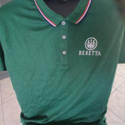 Polo vert beretta L