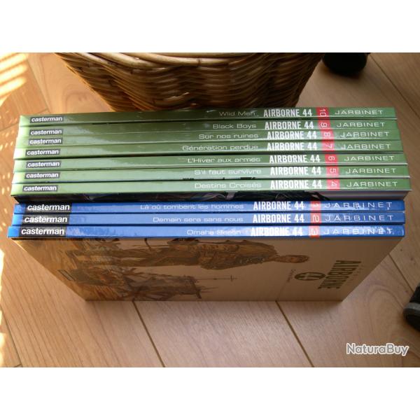 AIRBORNE 44 ( 10 albums  ) Philippe Jardinet . Casterman.  Editeur: Casterman