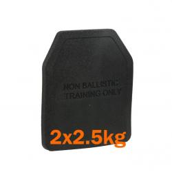 Paire de plaques d'entraînement 250x300mm (2x2.5kg)