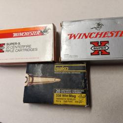 Lot de balle calibre 338 Winchester Magnum