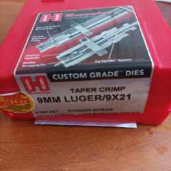 JEU DE 3 OUTILS HORNADY 9 MM