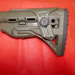 Crosse FAB DEFENSE type M4 finition OD GREEN avec appui joue