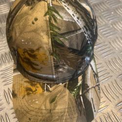 Casquette camouflage type militaire chasse foret taille unique avec reglage