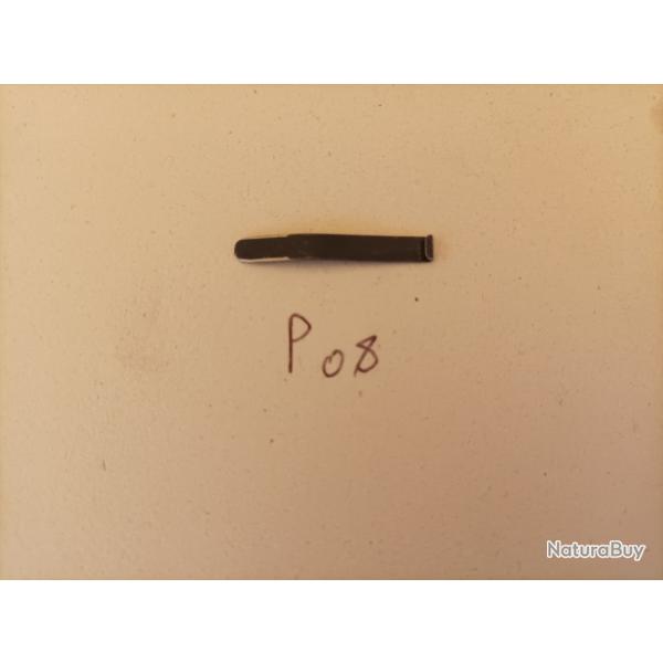 RESSORT DE RAPPEL DE BARRE DE DETENTE POUR LUGER P 08