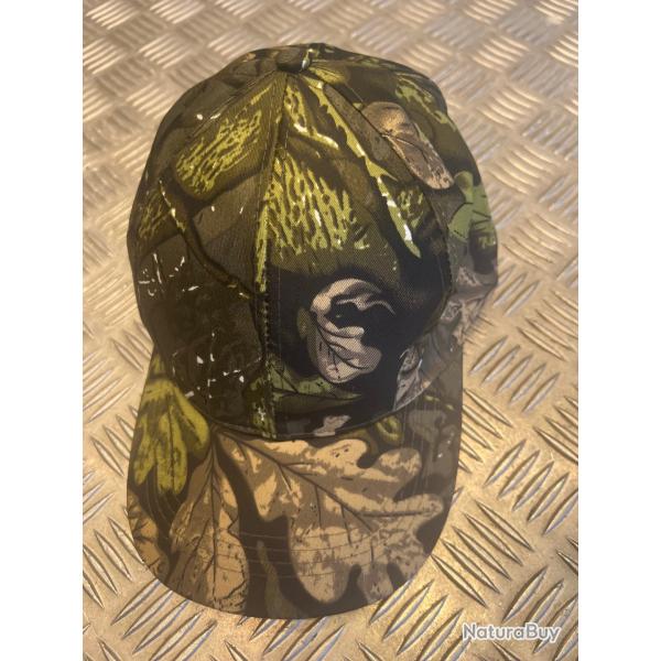 Casquette camouflage type militaire foret chasse taille unique avec reglage