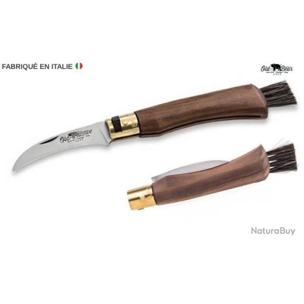 Old Bear 9387/19-LN Couteau  champignon Bois de noyer