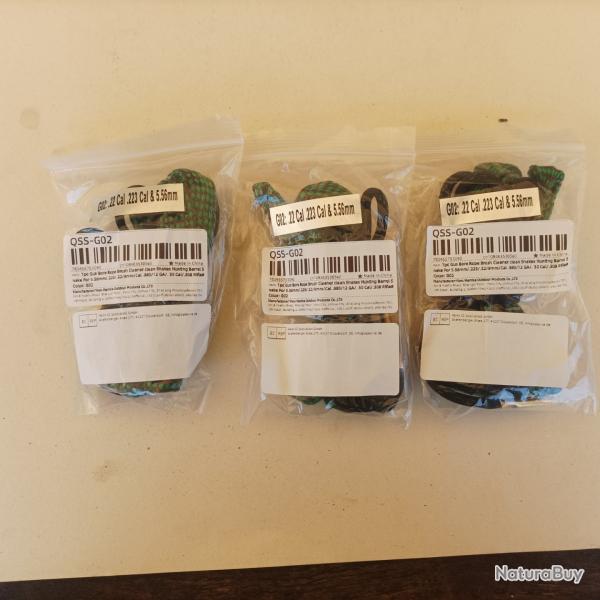 LOT DE 3 BORE SNAKECAL  22LR , 223 , 5,56