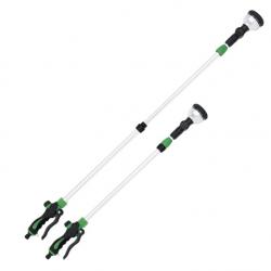 Lance de pulvérisation télescopique vert/noir 75-110 cm - 10 jets, légère et réglable