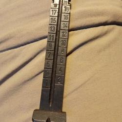 Militaria Allemand WW2 Planchette Hausse Type VZ24