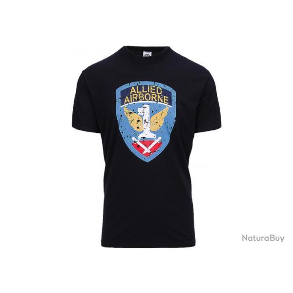 T-shirt Allied Airborne Coloris Noir