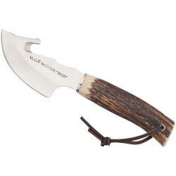Poignard Muela RACOON lame a depouiller 8cm acier manche cerf + etui
