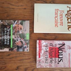Lot livre guerre d'Algérie.