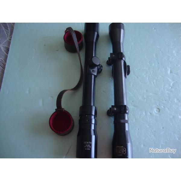 anciennes lunettes de tir