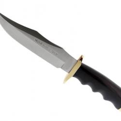 Poignard Muela BUFFALO lame 17cm acier manche micarta noir + etui