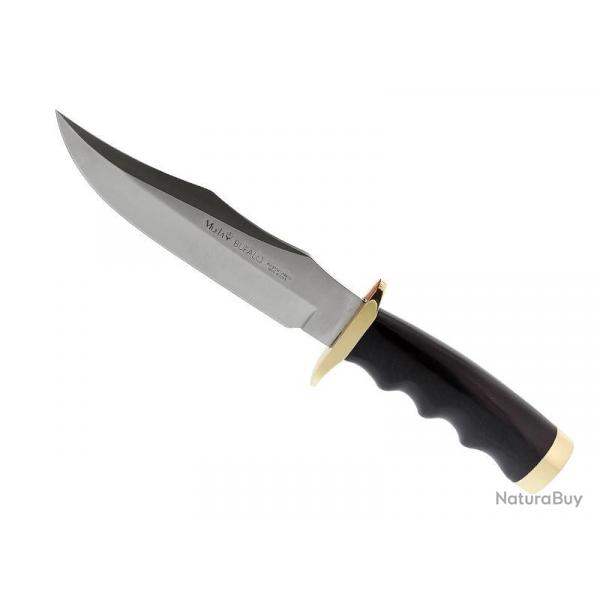 Poignard Muela BUFFALO lame 17cm acier manche micarta noir + etui