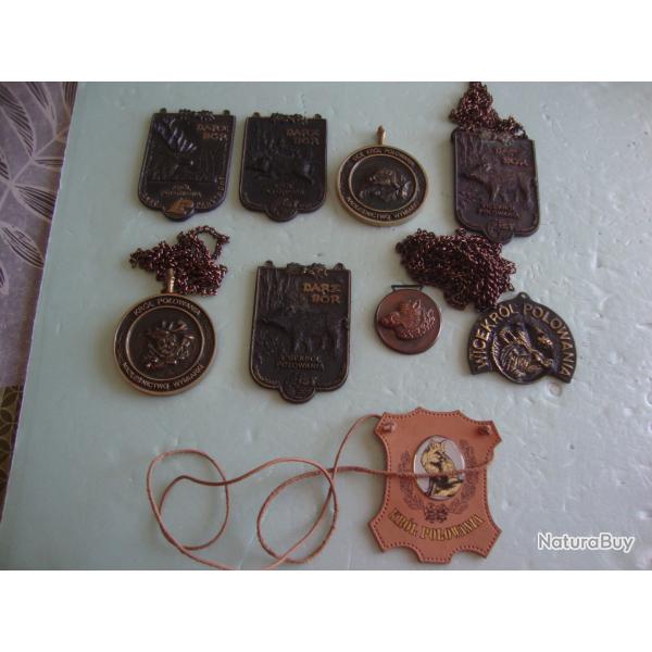 medailles de chasse polonaises