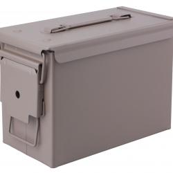 Caisse munition Métal cal.50 TAN 33X18X23 cm