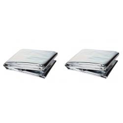 Lot de 2 Couvertures de survie