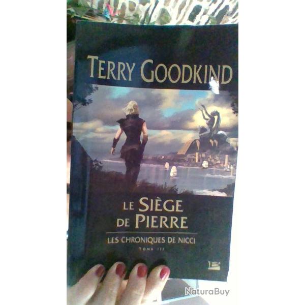 Les chroniques de Nicci - tome 3 - Le sige de pierre par Terry Goodkind - Bragelonne -