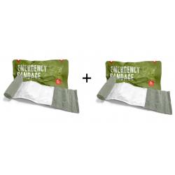 Lot de 2 Pansements compressifs d'urgence type Israélien sous vide - Livraison gratuite
