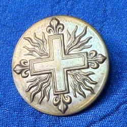 BOUTON  DES MOUSQUETAIRES  2 ÈME COMPAGNIE