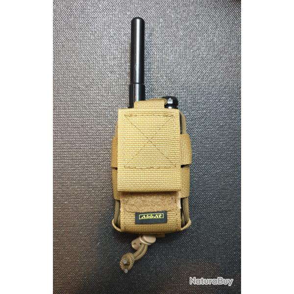 Abbat (Russie) Poche Radio Cordura Molle Coyote