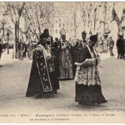 CPA - Marine Militaire - Catastrophe du "IENA" monseigneur Guilibert évêque de Fréjus -N°3110