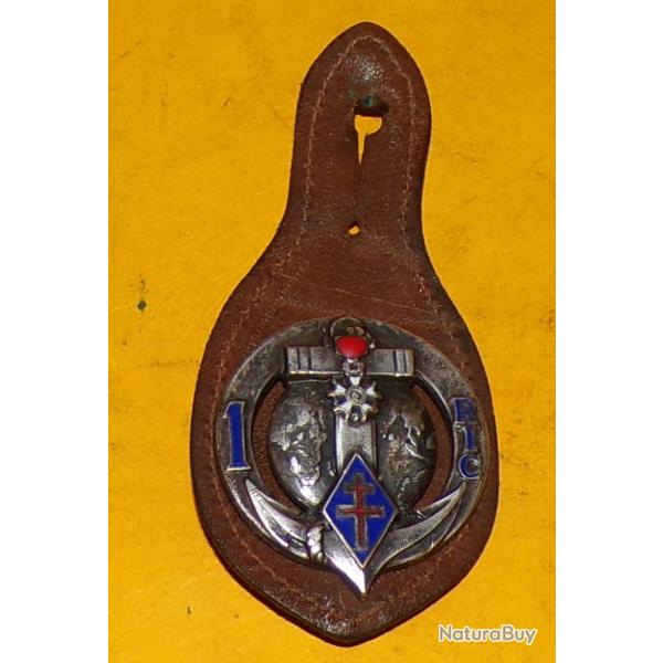 1er REGIMENT D'INFANTERIE COLONIALE , SANS DATE , PERIODE GUERRE INDOCHINE  ,cercle vid mappemonde