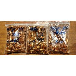Lot d'ogives HP 9mm - x260 - Gold dot - etc
