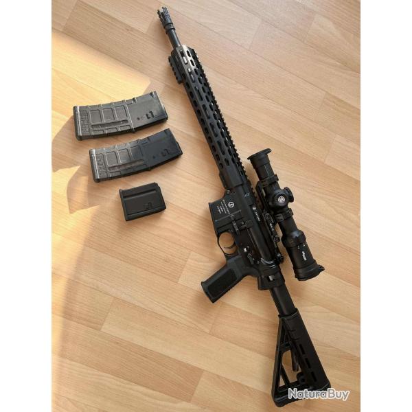 AR15 Schmeisser M4FL avec Sig sauer Tango MSR