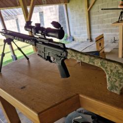 Troy SPR 222remigton équipée magpul