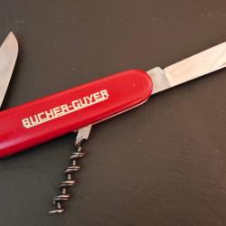 Victorinox couteau Suisse Gourmet 84mm Victoria 1957-1973 Bucher-Guyer Insert Métallique
