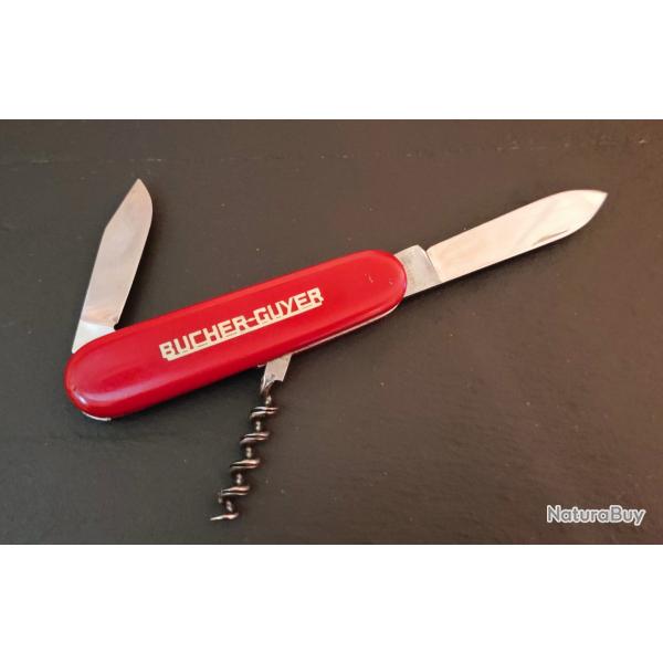 Victorinox couteau Suisse Gourmet 84mm Victoria 1957-1973 Bucher-Guyer Insert Mtallique