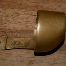Embouchoir en laiton de pistolet à silex et à percussion 1822