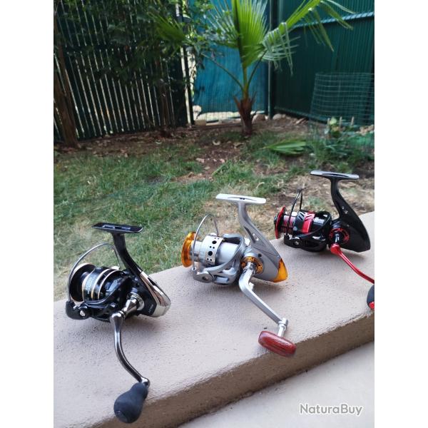 Lot pche 3 Moulinets (neuf)