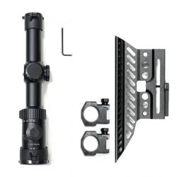 Lunette de visée SKWoptics Compact 1.25-5x26x BDC-AK -**OPTION C- LIVRAISON GRATUITE !!!